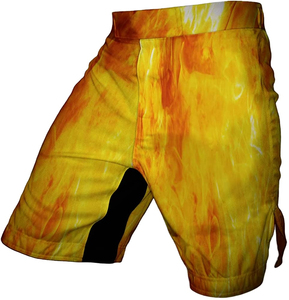 Shorts de MMA unisexes personnalisés à impression numérique pour BJJ, Jiu Jitsu, Grappling, UFC, respirants, avec logo SpaOEM, Muay Thai, en Spandex/Nylon sans couture - Product Image 6