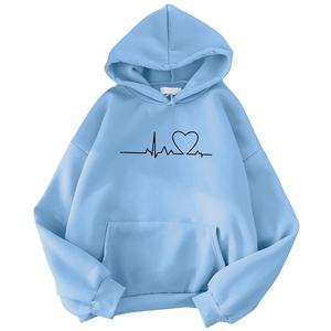 2025 nueva moda mujer Sudadera con capucha pulóver manga larga superventas bajo MOQ algodón exportación calidad orientada diseño personalizado - Product Image 1