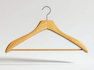 ไม้แขวนเสื้อไม้คุณภาพพรีเมียม สำหรับจัดเก็บเสื้อผ้า ผิวเรียบเนียน แข็งแรง ทนทาน ใช้งานได้ทุกวัน - Product Image 5