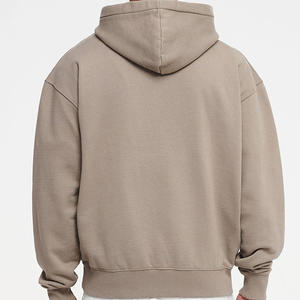 Hoodie oversize streetwear boxy en molleton épais, coupe courte, style français, personnalisable avec logo, haute qualité, vierge - Product Image 4