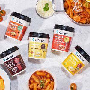 Tokpokki coréen traditionnel 105g - Marque O'Food, gâteau de riz instantané en gobelet, haute qualité, prix de gros, saveur de la nourriture de rue coréenne - Product Image 3
