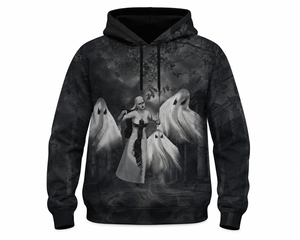 <b>Halloween</b> Party Custom Brand Logo Graphic <b>Hoodie</b> Custom Printed Cotton Fleece Hooded Sweatshirt Bulk Wholesale Wholesale Supply - Product Image 3