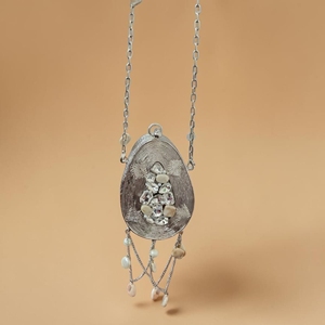 New Design Mini Heavy MOP <b>Clutch</b> Mother of Pearl Stone Work Bridal Party Wedding Evening Handbag for Women Designer Purse - Product Image 4