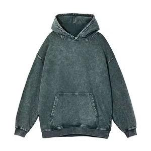 Sudaderas con Capucha para Hombre, Personalizadas, 430 g/m², Lavado Ácido, Impresión OEM, Ropa Urbana de Invierno, 100% Algodón - Product Image 6