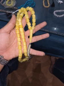 Nouveau Tasbih Religieux Écologique Fait Main Peint à la Main 51 Perles, Figurine de Prière Islamique, Chapelet en Résine avec Pompon Ange, Cadeau de Fête - Product Image 2