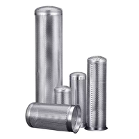 Tube filtrant perforé en acier inoxydable 304 316L, panier filtrant cylindrique, panier de filtration pour la filtration industrielle de l'huile