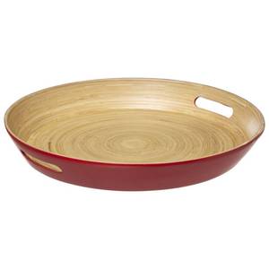 Plateaux de service en bambou écologiques OEM ODM fabriqués à la main en bois naturel 100% laque décorative Hathai à prix compétitif pour un usage domestique - Product Image 4