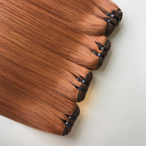 SMA meilleure qualité os droit Bronze brun couleur Extensions de cheveux vietnamien humain cheveux bruts prix de gros approvisionnement d'usine - Product Image 6