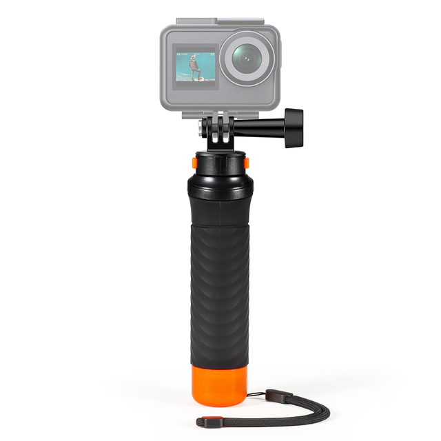 Waterproof Floating Hand Grip for Action Camera EK7000/Brave 4/Brave 7 LE/Brave 7/Gopro Hero 13/12/11/10/ 9/Max/DJI Osmo Action