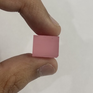 Zafiro padparadsha cultivado en laboratorio, color rosa amanecer, método CZOCHRALSKI, calidad de facetado, gema lapidaria en bruto, sin cortar. - Product Image 1