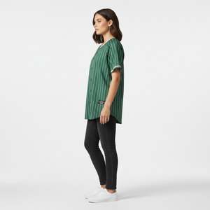 Maillot de baseball personnalisé en gros avec impression en relief, anti-bactérien, pour ligue universitaire, chemise de baseball professionnelle, sport de softball - Product Image 3