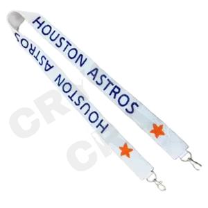 Houston Astros Star สายกระเป๋าลูกปัดสีขาวทองที่กำหนดเองได้เครื่องประดับแฟชั่นสายกระเป๋าลูกปัดลูกปัด - Product Image 1
