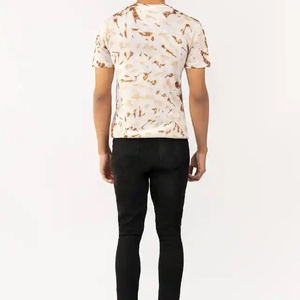 เสื้อยืดผู้ชายผ้าฝ้ายถักน้ำหนัก 180 กรัม ผ้าฝ้าย 100% สวมใส่สบาย ระบายอากาศได้ดี คุณภาพสูง คอลเลคชั่นฤดูร้อน - Product Image 2