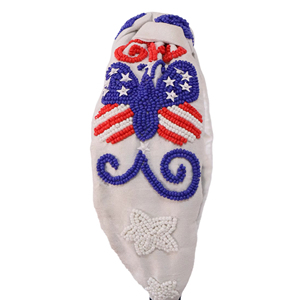 Unique Designer Patriotic Butterfly <b>Headband</b> National Holiday USA Flag Inspired Padded Hairband for Women and Girls Boutiques - Product Image 1