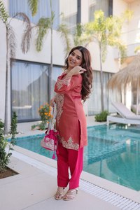 Exclusive soft organza digital print patola motifs heavy flair gown with dupatta border ethnic wear women outfit - Product Image 4