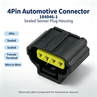 Connecteur automobile étanche FYX Stock 184046-1 à 4 broches, boîtier de capteur, borne femelle, composants de câblage électrique fil à fil