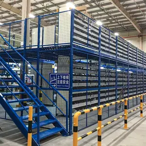 המפעל הפופולרי מדפים mzzanine מדפים מתלה רצפת מדפים מתל אחסון מערכת מיסוך מדף אחסון - Product Image 1