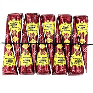 Henna Líquida Roja Amina AAR0001, Cono de Mehndi Instantáneo, Impermeable, Ecológico, Acabado Mate, Estilo Clásico, Diseño de Mehndi a Mano, Nupcial - Product Image 1