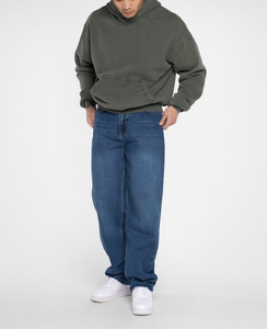 Plus Size Streetwear Men's No String <b>Drop</b> Shoulder Hoodies Thick Oversized OEM Custom Logo Blank High Quality <b>Acid</b>/Stone Washed - Product Image 6