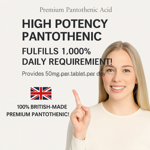 วิตามินบี 5 แปรอักษรยานิยมชื่อว่า แพนโทธีนิก แอซิด ชนิดเม็ด 90 เม็ด - Product Image 2