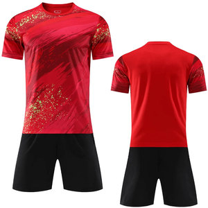 Ensembles de maillots et shorts de football pour femmes, version vierge personnalisable (nom, numéro, logo), respirants, pour l'été, la gym, la course et l'entraînement - Product Image 1