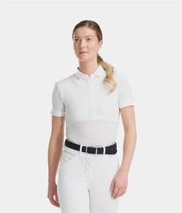 Women's Lightweight Breathable Horse Riding Shirt Short Sleeve Equestrian Competition Women Horse Riding Tops Customized - Product Image 4