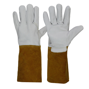 Gants de soudage TIG en cuir de vachette de qualité supérieure, logo/couleur personnalisés, différentes tailles, gants de sécurité - Product Image 4