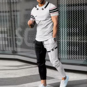 Unisex Hooded Casual Solid Sports Set 2-Piece <b>Jogging</b> <b>Suit</b> 3D Printed Winter Fashion Lightweight Full Sleeve T-Shirt + Pants - Product Image 5