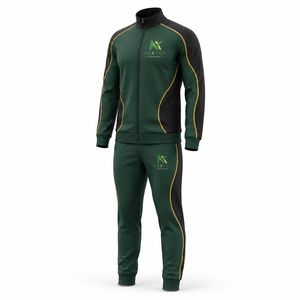 Ensemble de survêtement pour homme avec logo personnalisé, vêtements de sport en polyester, tenue d'entraînement - Product Image 2