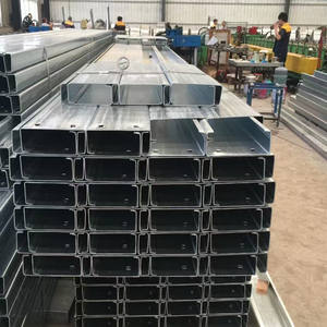 Jchx Certification CE, poutres en acier métallique personnalisables, barres en fer, poutres en acier, ZAM 80*40*20*2.5 pour poutrelage - Product Image 3