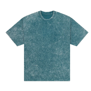 T-shirt vintage délavé pour homme, coupe oversize, coton épais, streetwear, logo personnalisé, tee-shirt délavé, fournisseur en gros OEM - Product Image 3