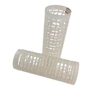 OEM Custom <b>Plastic</b> <b>Mesh</b> Tube Injection Molded Net Filter Housing Cylinder Strainer Core - Product Image 1