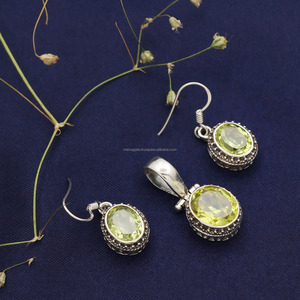 Best Selling 925 Sterling <b>Silver</b> Women's Wedding <b>Earrings</b> Premium Handmade Fine Fashion Natural Rose Quartz Pendant Religious - Product Image 6