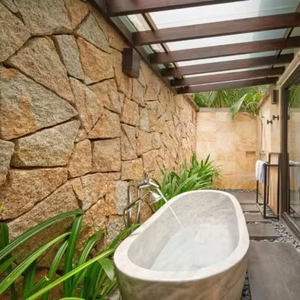 Dalles de pavé en granit jaune de qualité supérieure, beauté naturelle, pour la décoration murale extérieure, sol de salon intérieur, pavé durable - Product Image 1