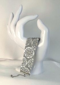 Bracelet perlé aux tons terreux, couleur naturelle, finition lisse, article de gros personnalisé en usine - Product Image 5