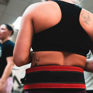 Cinturón de Levantamiento de Pesas Profesional, de Cuero Grueso, Resistente, con Sistema de Palanca de Acero Ajustable, Ajuste Seguro - Product Image 4