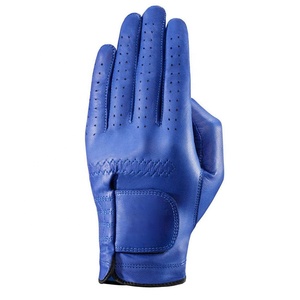 POWER HINT Genuine Leather Full Finger Custom Colors Golf Gloves <b>Hook</b> Loop Non-slip Stretch Durable Professional Sports Hand - Product Image 3