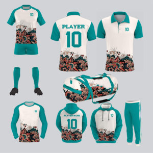 Venta caliente Nueva llegada Unisex Rugby Jersey Set 100% Tela de poliéster con nombre de equipo personalizado Impresión digital Entrenamiento Uso Combo Set - Product Image 6