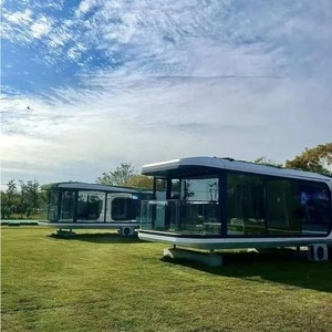 บ้านเคลื่อนที่แคปซูลหรูหรา บ้านสำเร็จรูปขนาดเล็ก สำหรับใช้ในรีสอร์ท โรงแรม และสำนักงาน - Product Image 2
