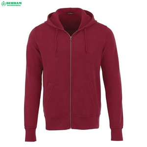 Sweat à capuche unisexe de haute qualité avec fermeture éclair, effet délavé, en molleton de coton vintage, léger, séchage rapide, respirant - Product Image 1