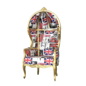 French Royal Throne <b>Chairs</b> Luxury Wedding <b>Chairs</b> With Canopy High Back Wooden Throne <b>Chairs</b> Direct Factory - Product Image 3