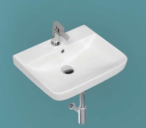 18"X14" SIZE IN SCALA MODEL WITH ROUND & SQUARE DESIGN IN WASH <b>BASIN</b> 450X350mm SIZE - Product Image 1