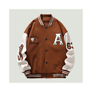 Modern varsity jacket with contrast panels and premium stitching, delivering both <b>comfort</b> and a confident street-style edge. - Product Image 1