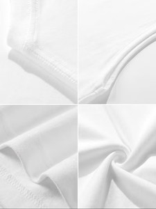 เสื้อยืดแขนกุดผ้าโพลีเอสเตอร์/คอตตอนสำหรับผู้ชาย สวมใส่สบาย ระบายอากาศได้ดี เหมาะสำหรับเล่นกีฬา ปักลาย สำหรับวิ่ง ฟิตเนส ออกกำลังกาย แห้งเร็ว - Product Image 3