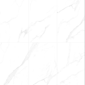 Vietnam Supplier Polished Modern Firebrick 600x600mm White Marble Porcelain Acid-Resistant Antibacterial Supermarket Mall Floor - Product Image 1