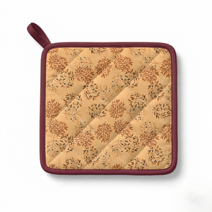 Porte-ustensiles en coton pour la cuisine, résistant à la chaleur, avec design matelassé, antidérapant, accessoire de cuisine et de pâtisserie durable - Product Image 3