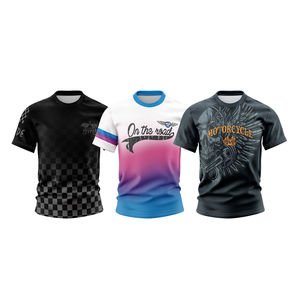Nueva Camiseta Deportiva Sublimada de Poliéster de Secado Rápido para Hombre, Protección Solar, Personalizada para Maratón, Directo de Fábrica - Product Image 3
