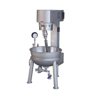Mélangeur de sauce tomate Atlas Star 20L en acier inoxydable avec moteur sans balais 1/2 HP, chauffé à la vapeur, usage commercial