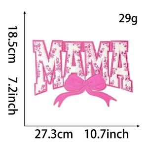 Custom Team Logo Embroidery Patches 3D <b>Puff</b> Iron On Sew On Applique Badges for Hats Jackets <b>Bags</b> Clothing OEM Factory - Product Image 5