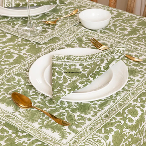 Indian Handmade Premium Quality Eco-friendly Floral Pattern Cotton <b>Table</b> <b>Cover</b> Modern Style for Wedding Use - Product Image 6